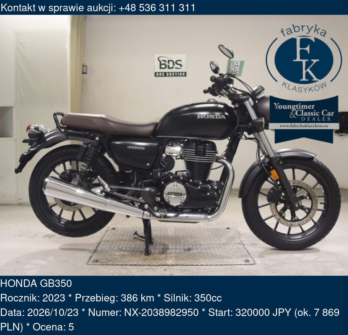 HONDA GB350 2023 - zdjęcie 2