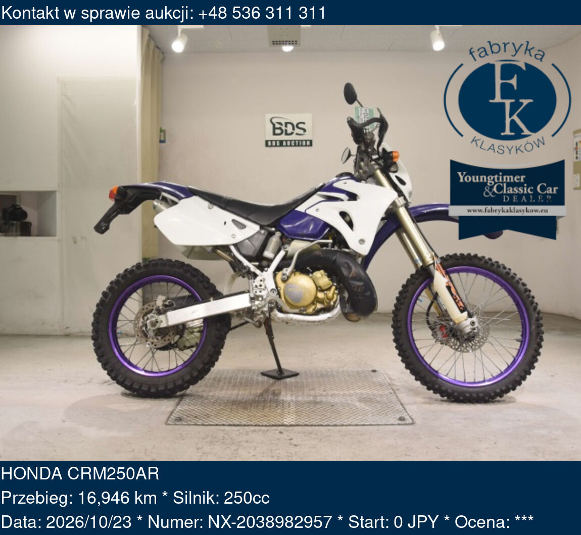 HONDA CRM250AR  - zdjęcie 2