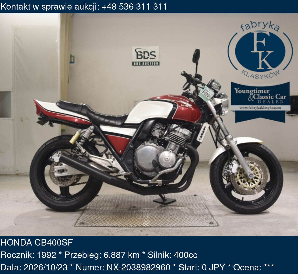 HONDA CB400SF 1992 - zdjęcie 2