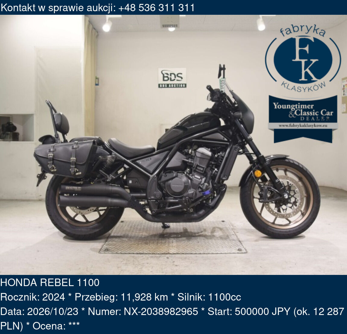 HONDA REBEL 1100 2024 - zdjęcie 2