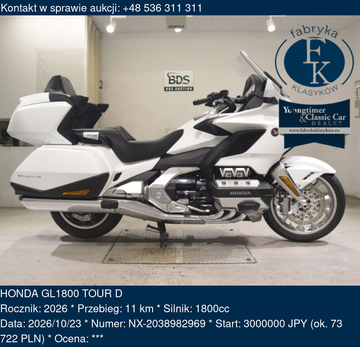 HONDA GL1800 TOUR D 2026 - zdjęcie 2