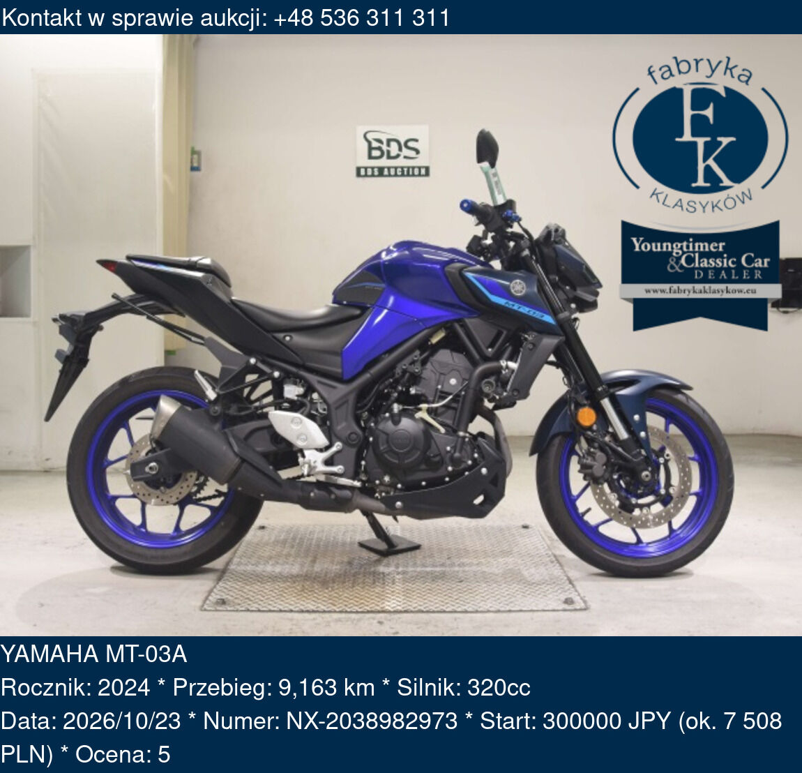 YAMAHA MT-03A 2024 - zdjęcie 2