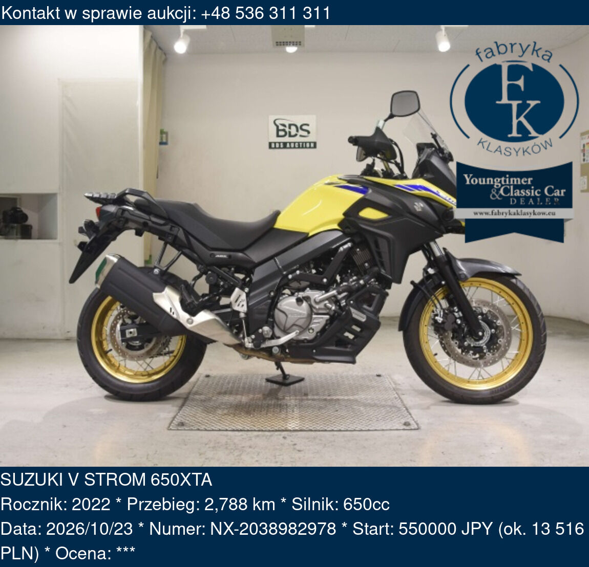 SUZUKI V STROM 650XTA 2022 - zdjęcie 2