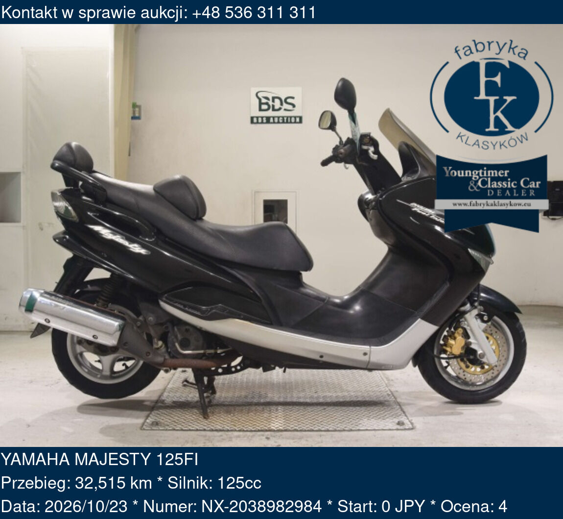 YAMAHA MAJESTY 125FI  - zdjęcie 2