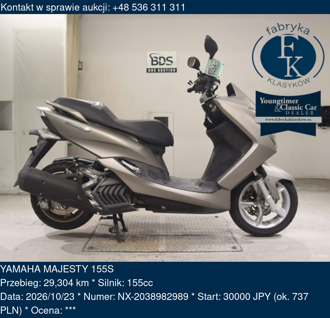 YAMAHA MAJESTY 155S  - zdjęcie 2