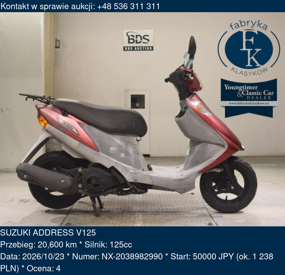SUZUKI ADDRESS V125  - zdjęcie 2
