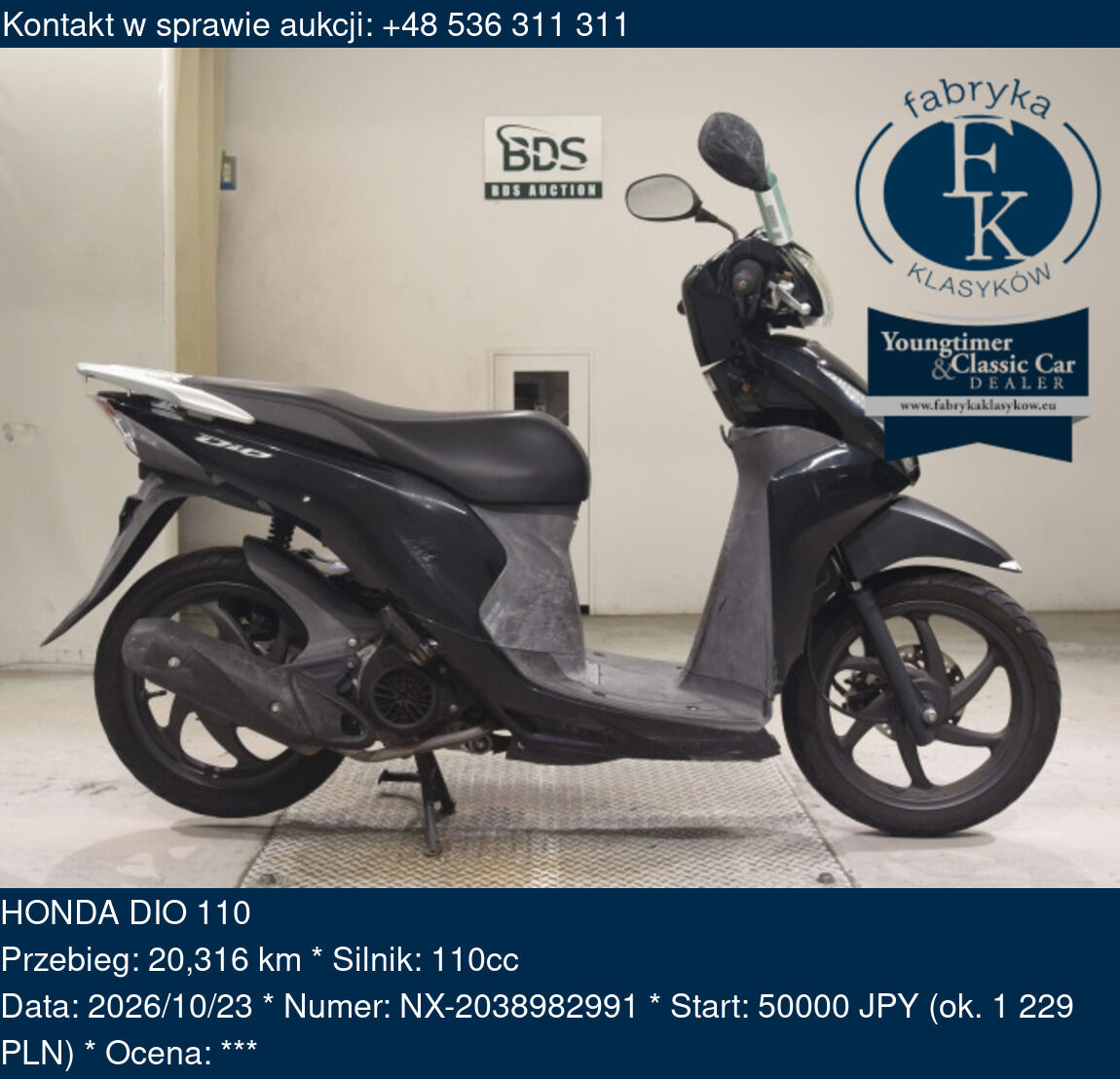 HONDA DIO 110  - zdjęcie 2