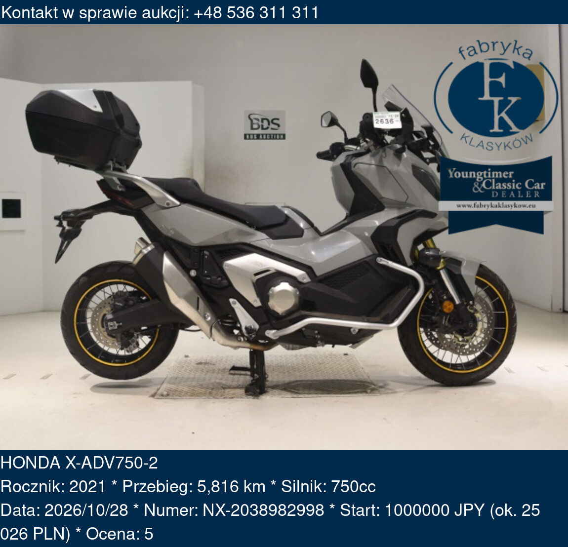 HONDA X-ADV750-2 2021 - zdjęcie 2