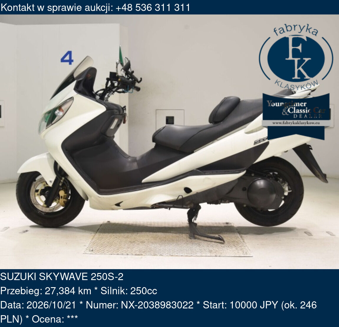 SUZUKI SKYWAVE 250S-2  - zdjęcie 2