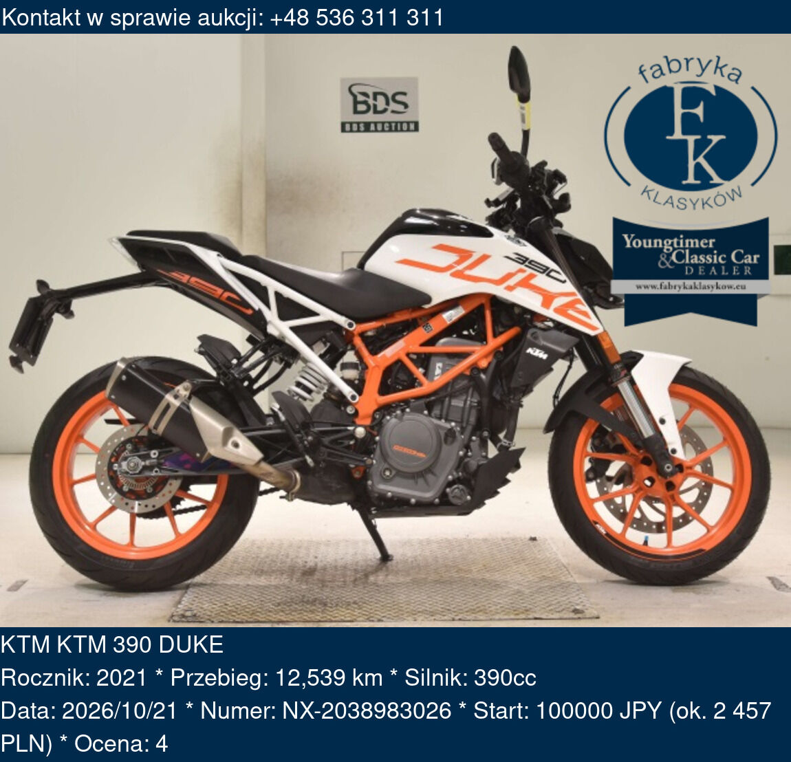 KTM KTM 390 DUKE 2021 - zdjęcie 2