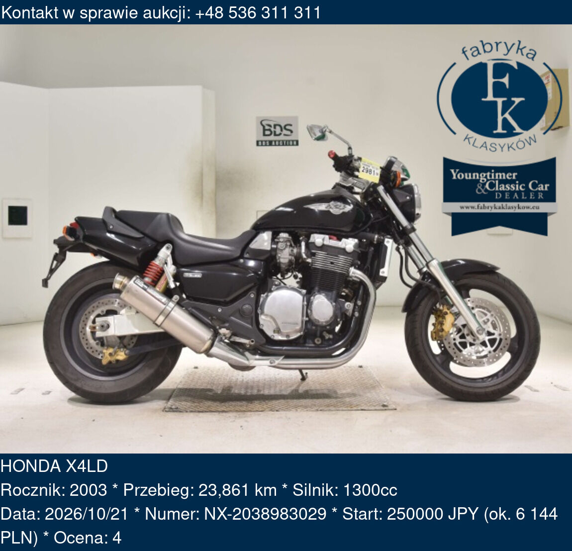 HONDA X4LD 2003 - zdjęcie 2