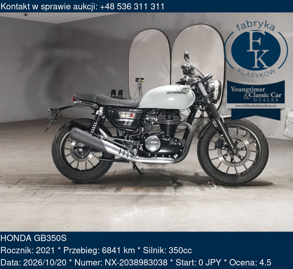 HONDA GB350S 2021 - zdjęcie 2