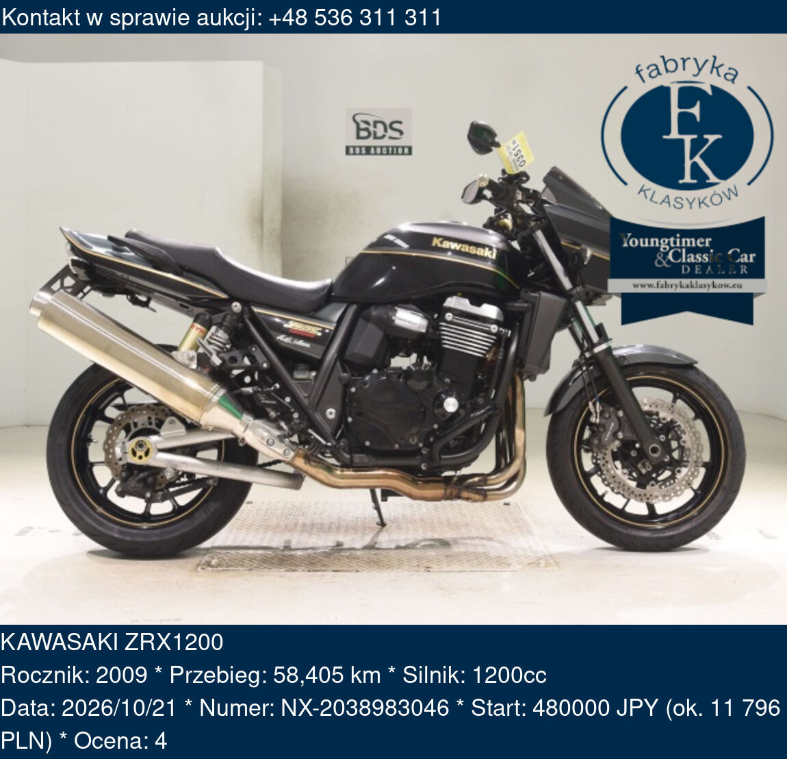 KAWASAKI ZRX1200 2009 - zdjęcie 2