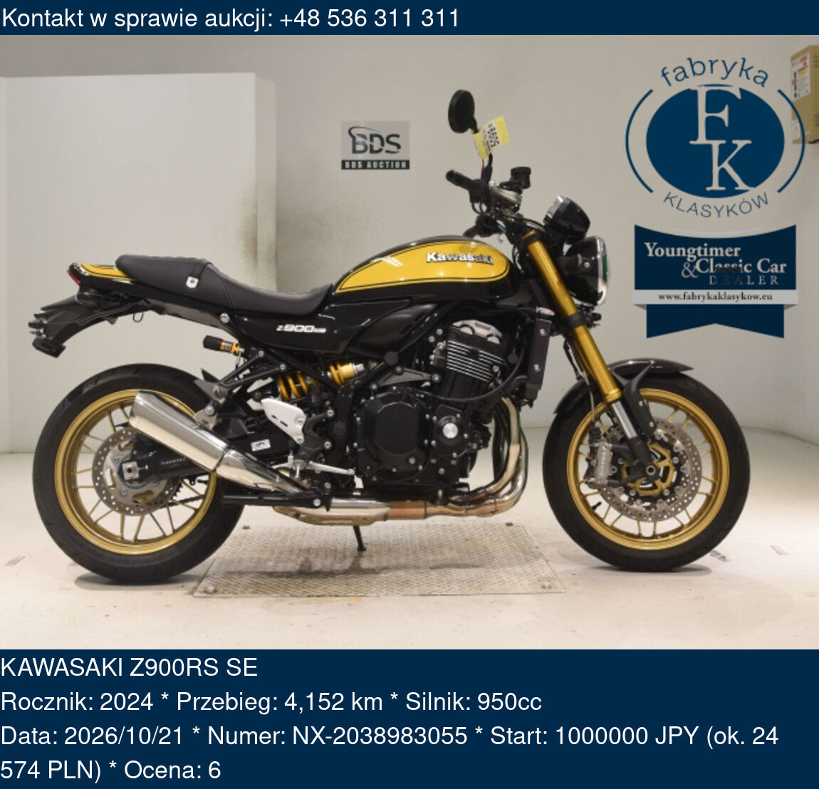 KAWASAKI Z900RS SE 2024 - zdjęcie 2