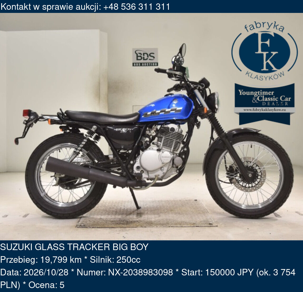 SUZUKI GLASS TRACKER BIG BOY  - zdjęcie 2