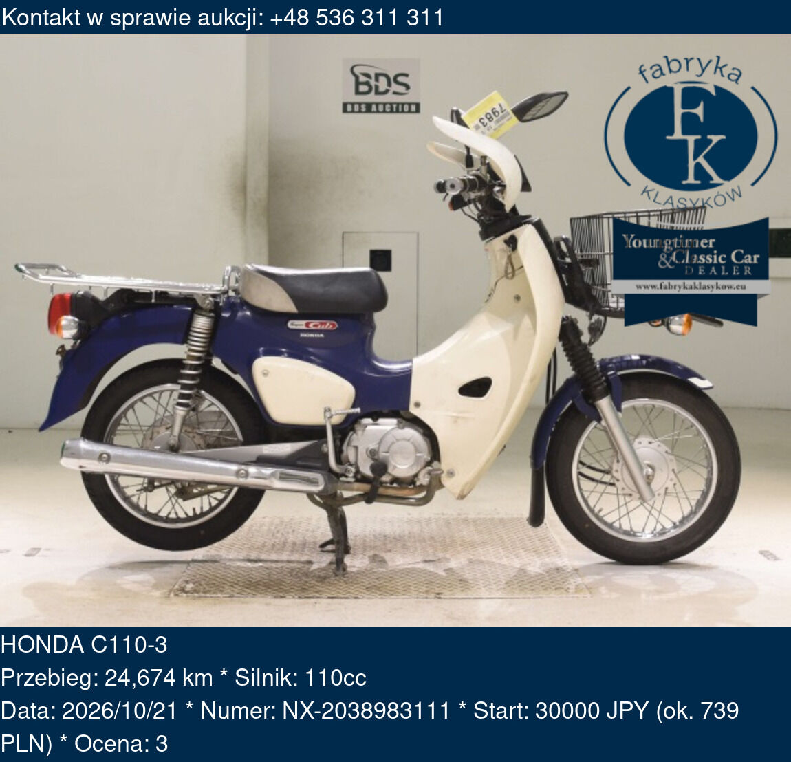 HONDA C110-3  - zdjęcie 2