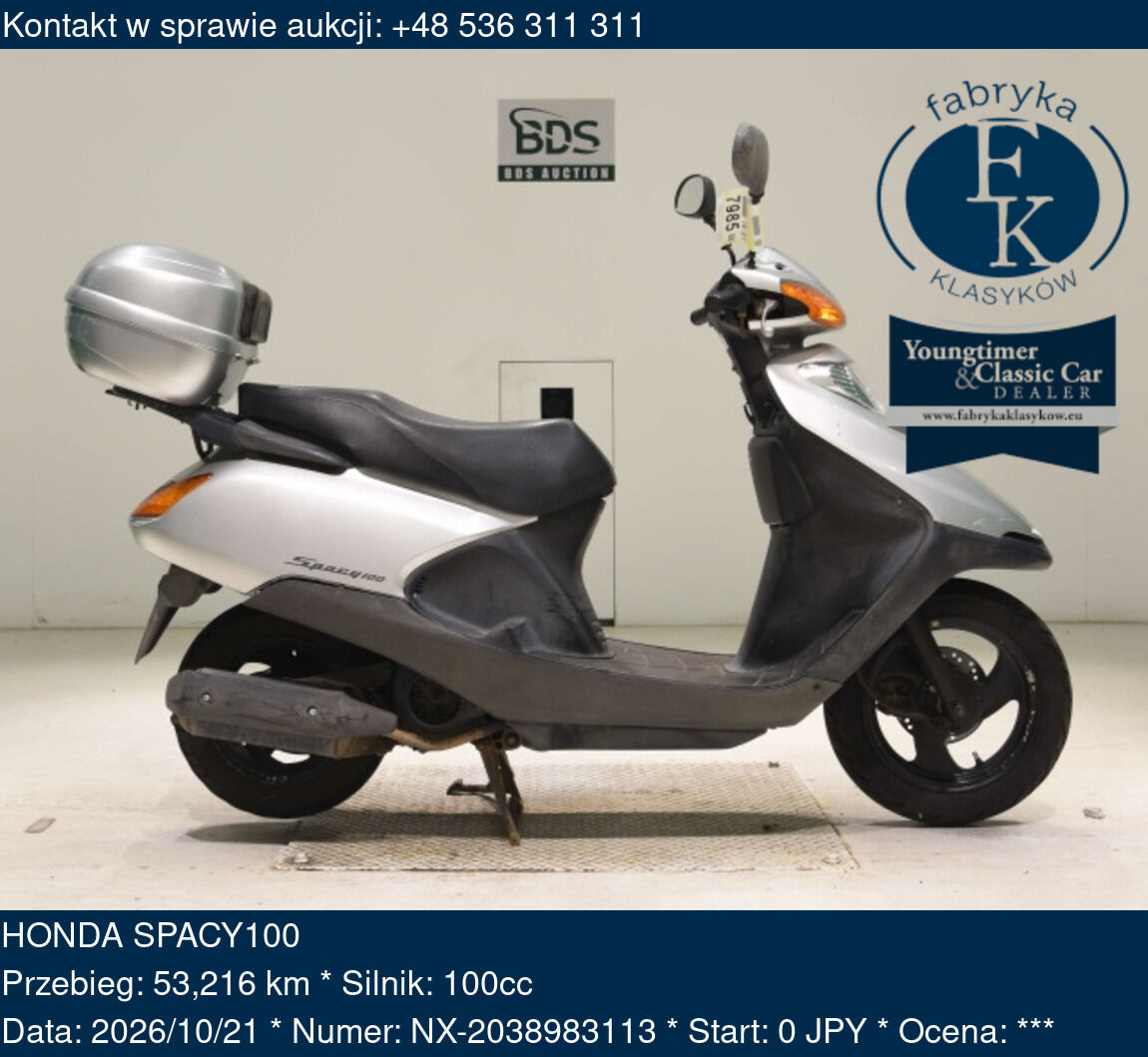 HONDA SPACY100  - zdjęcie 2