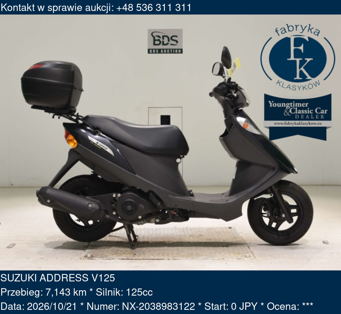 SUZUKI ADDRESS V125 - zdjęcie 2
