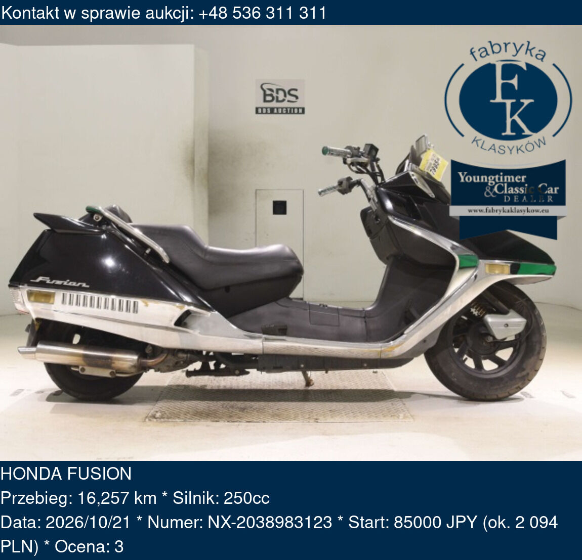 HONDA FUSION  - zdjęcie 2