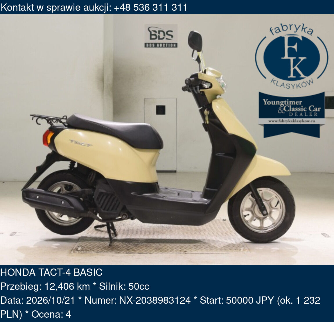 HONDA TACT-4 BASIC - zdjęcie 2