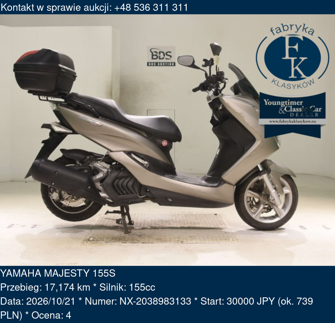 YAMAHA MAJESTY 155S - zdjęcie 2