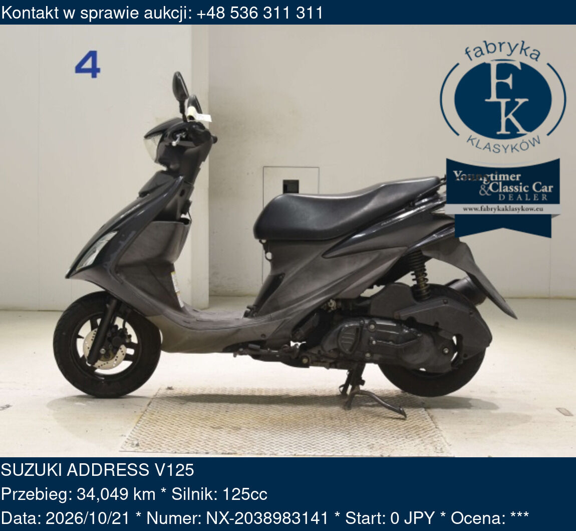 SUZUKI ADDRESS V125  - zdjęcie 2