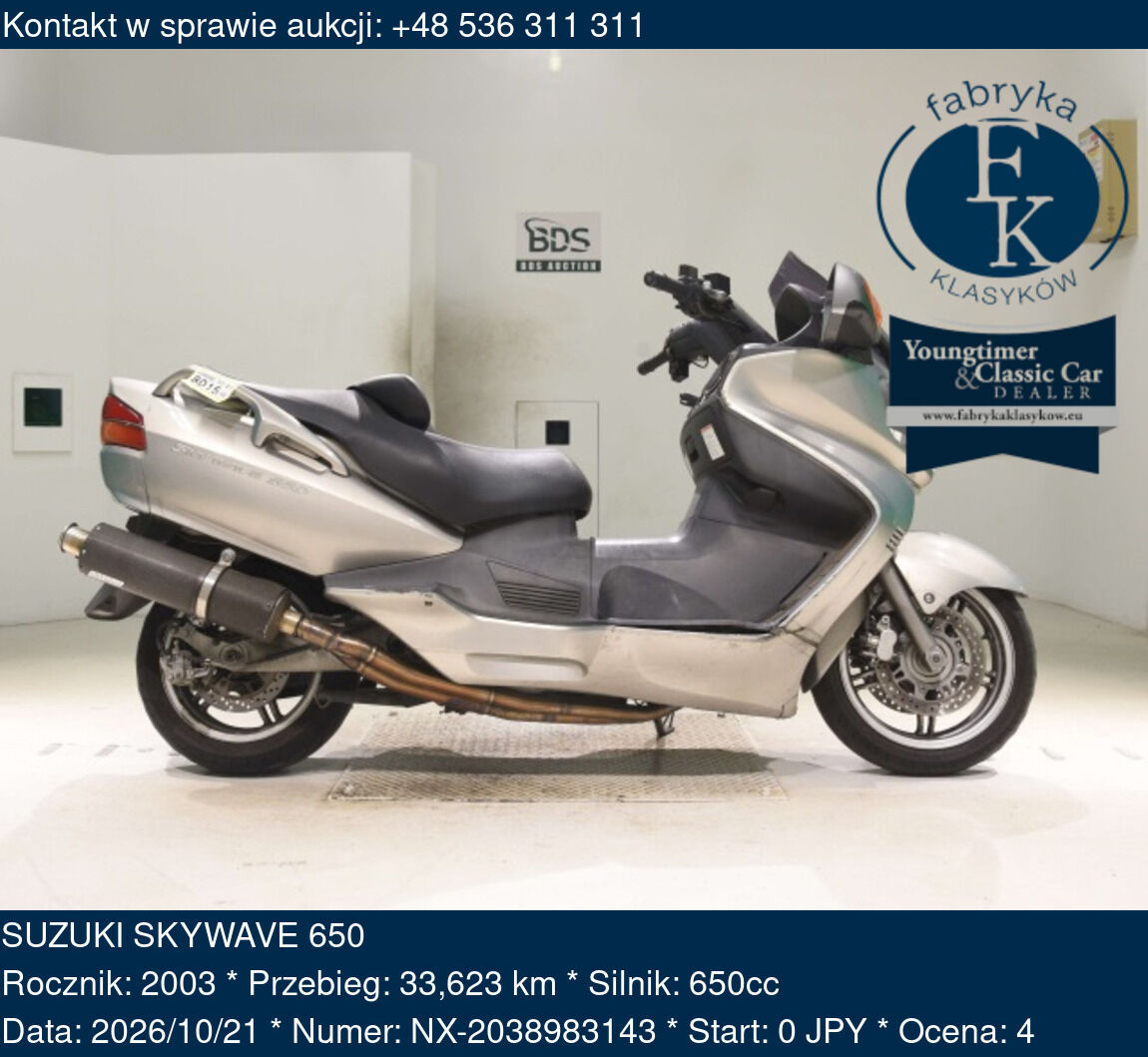 SUZUKI SKYWAVE 650 2003 - zdjęcie 2