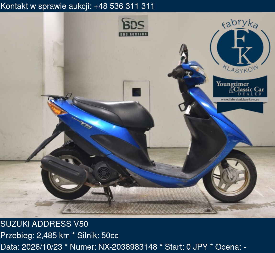 SUZUKI ADDRESS V50  - zdjęcie 2