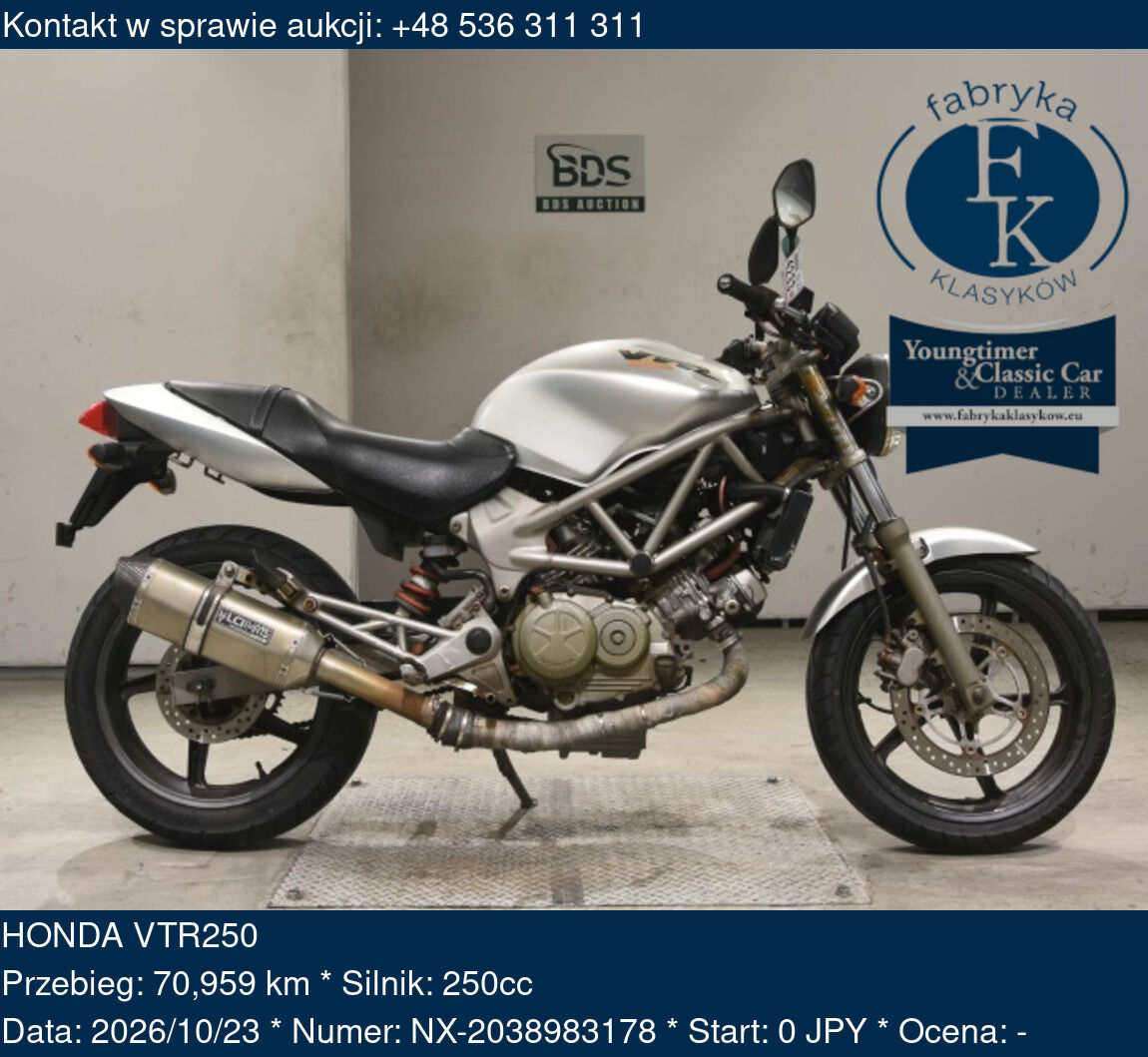 HONDA VTR250  - zdjęcie 2