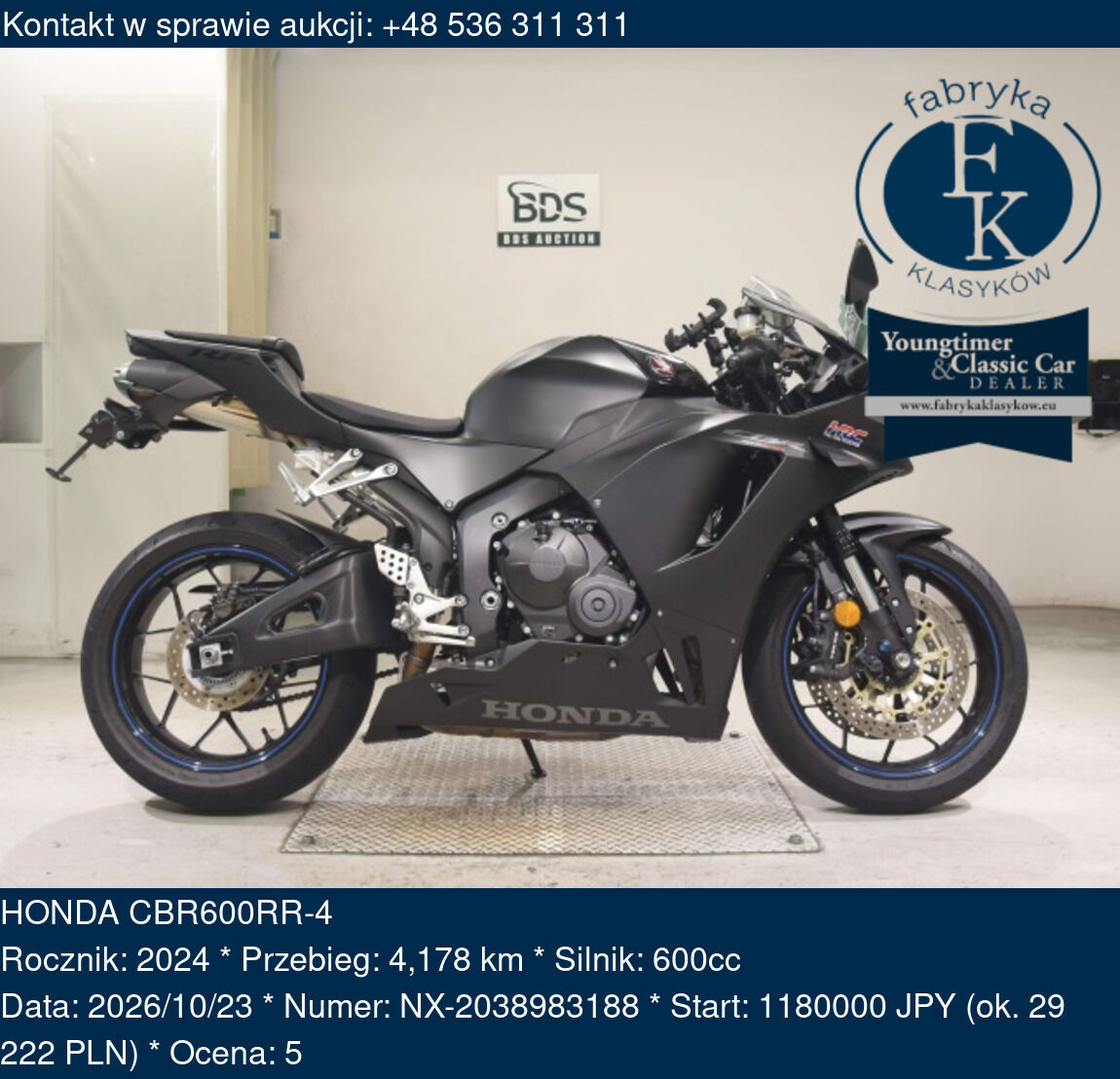 HONDA CBR600RR-4 2024 - zdjęcie 2