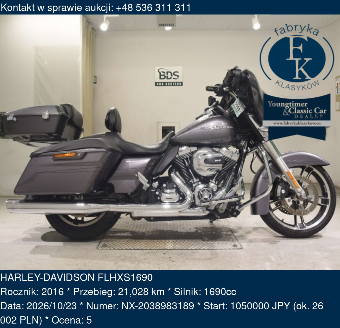 HARLEY-DAVIDSON FLHXS1690 2016 - zdjęcie 2