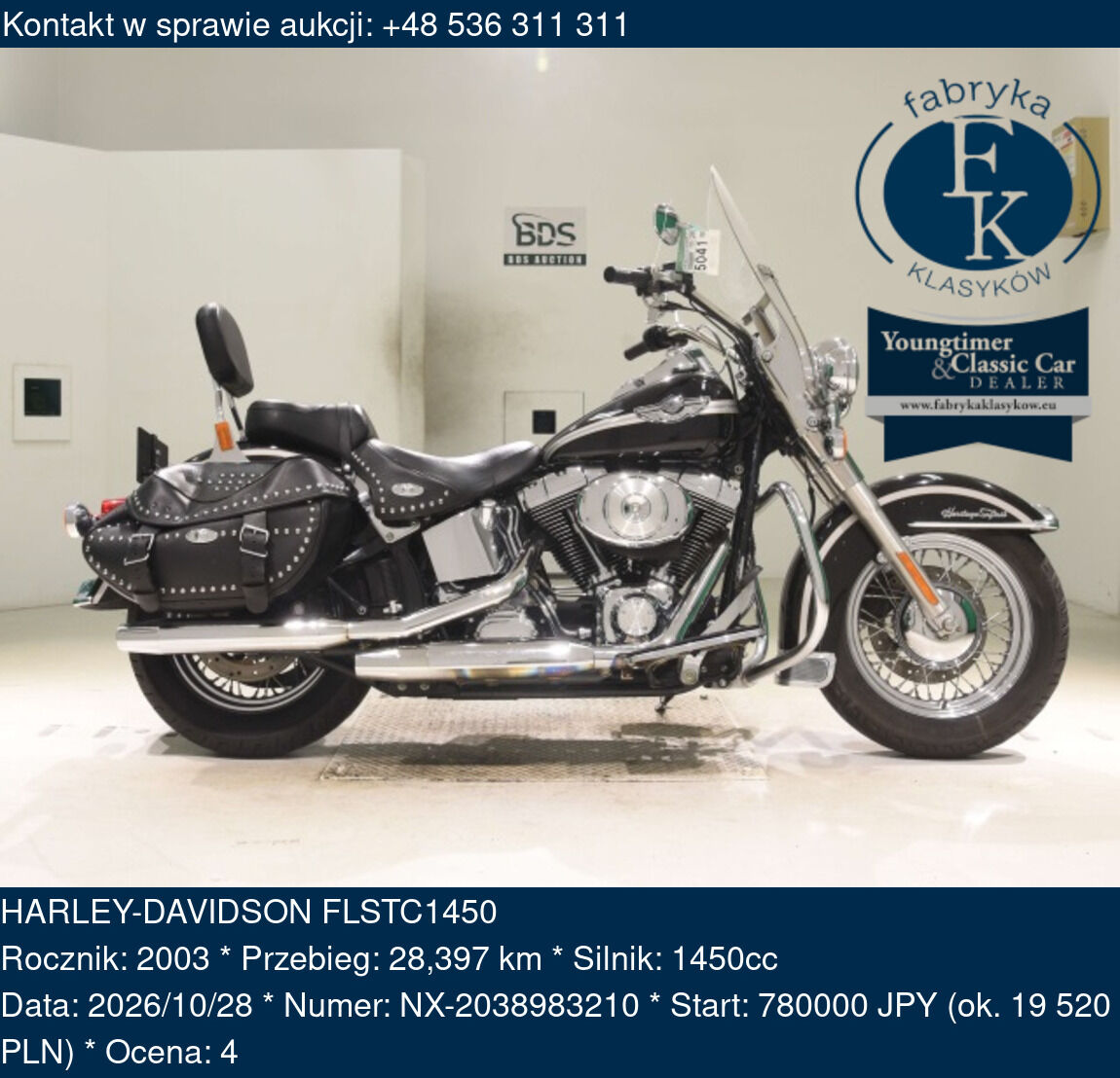 HARLEY-DAVIDSON FLSTC1450 2003 - zdjęcie 2