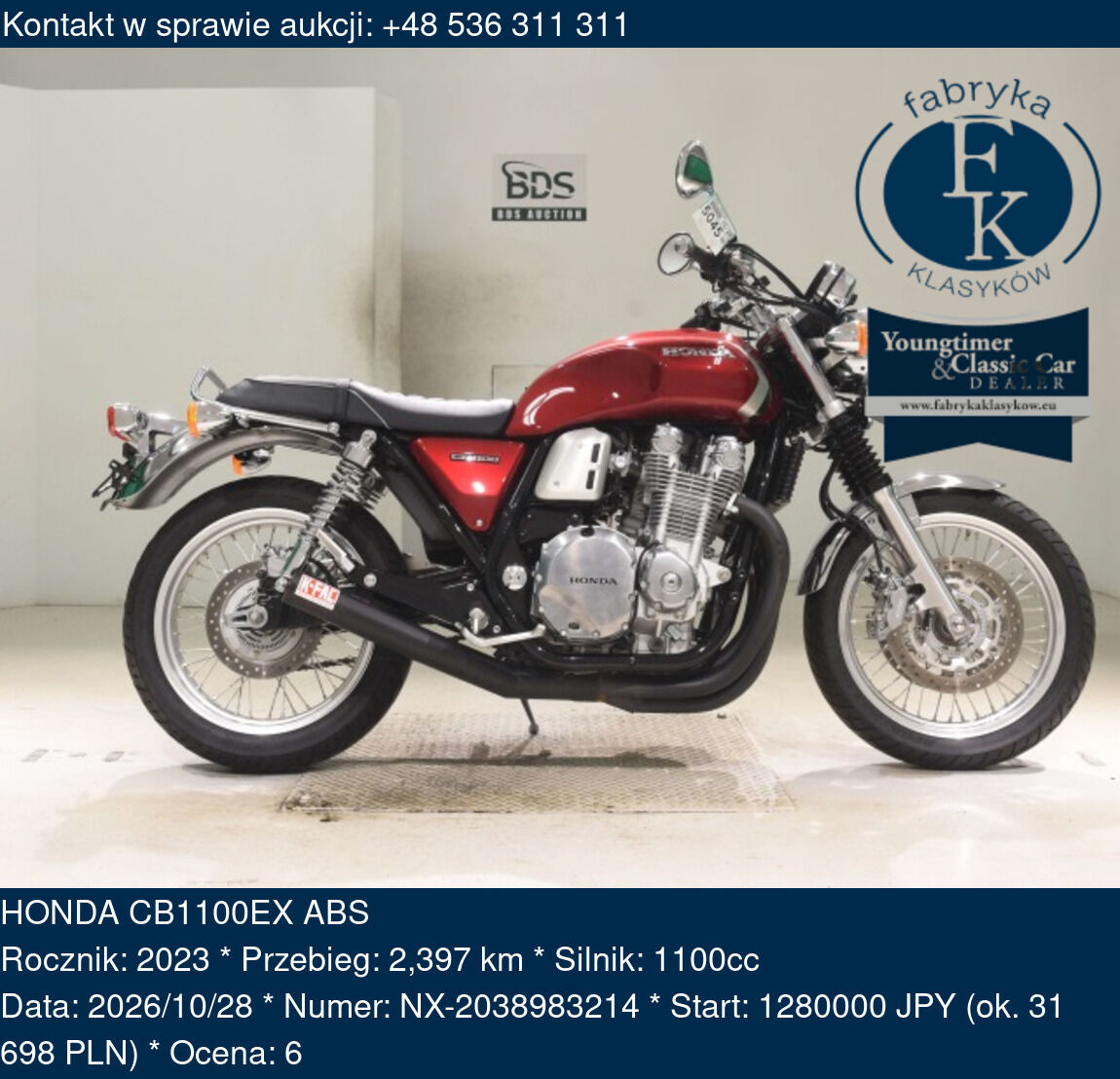 HONDA CB1100EX ABS 2023 - zdjęcie 2