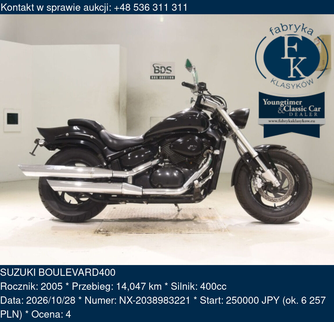 SUZUKI BOULEVARD400 2005 - zdjęcie 2