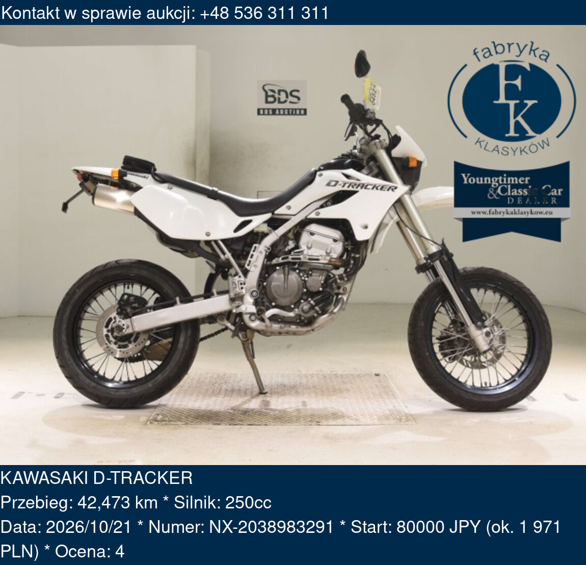 KAWASAKI D-TRACKER  - zdjęcie 2
