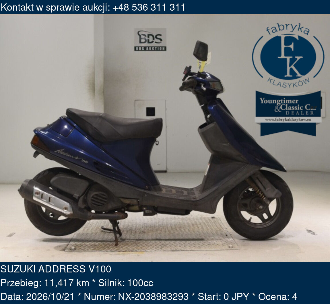 SUZUKI ADDRESS V100  - zdjęcie 2