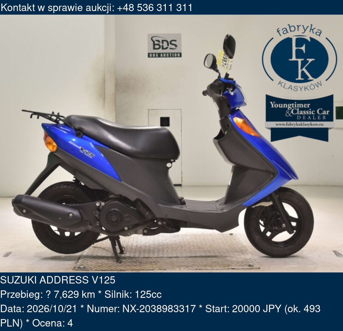 SUZUKI ADDRESS V125  - zdjęcie 2