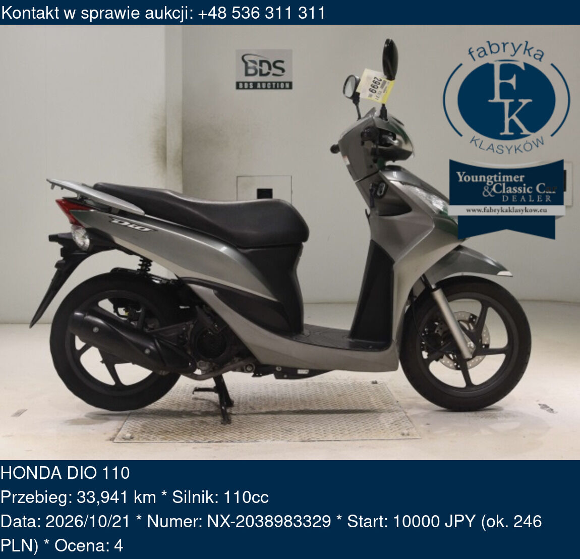 HONDA DIO 110  - zdjęcie 2