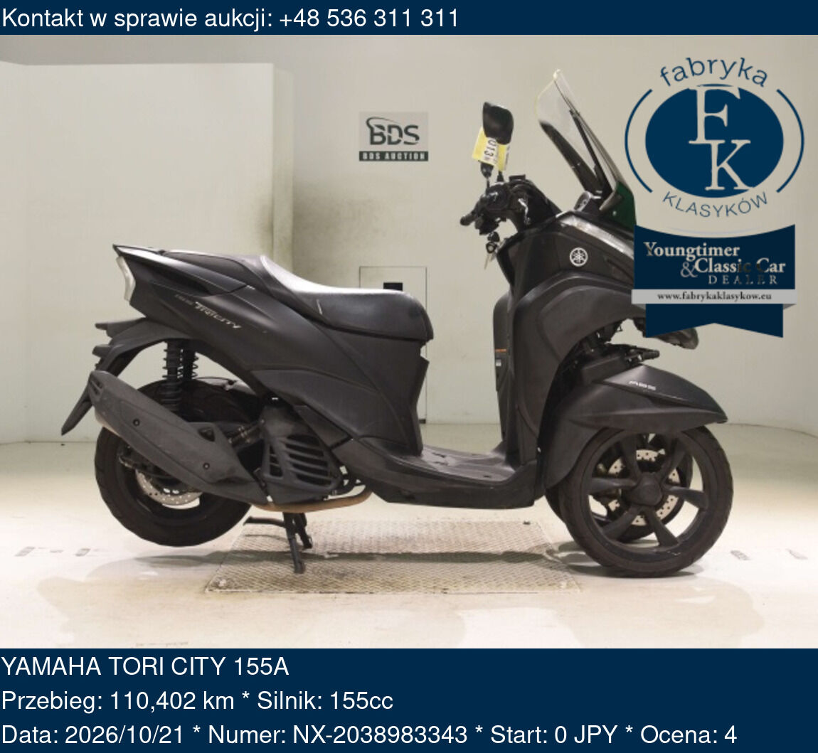 YAMAHA TORI CITY 155A  - zdjęcie 2
