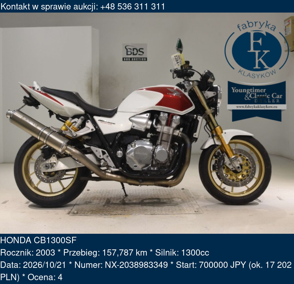 HONDA CB1300SF 2003 - zdjęcie 2