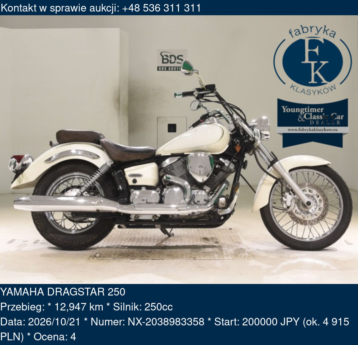 YAMAHA DRAGSTAR 250  - zdjęcie 2