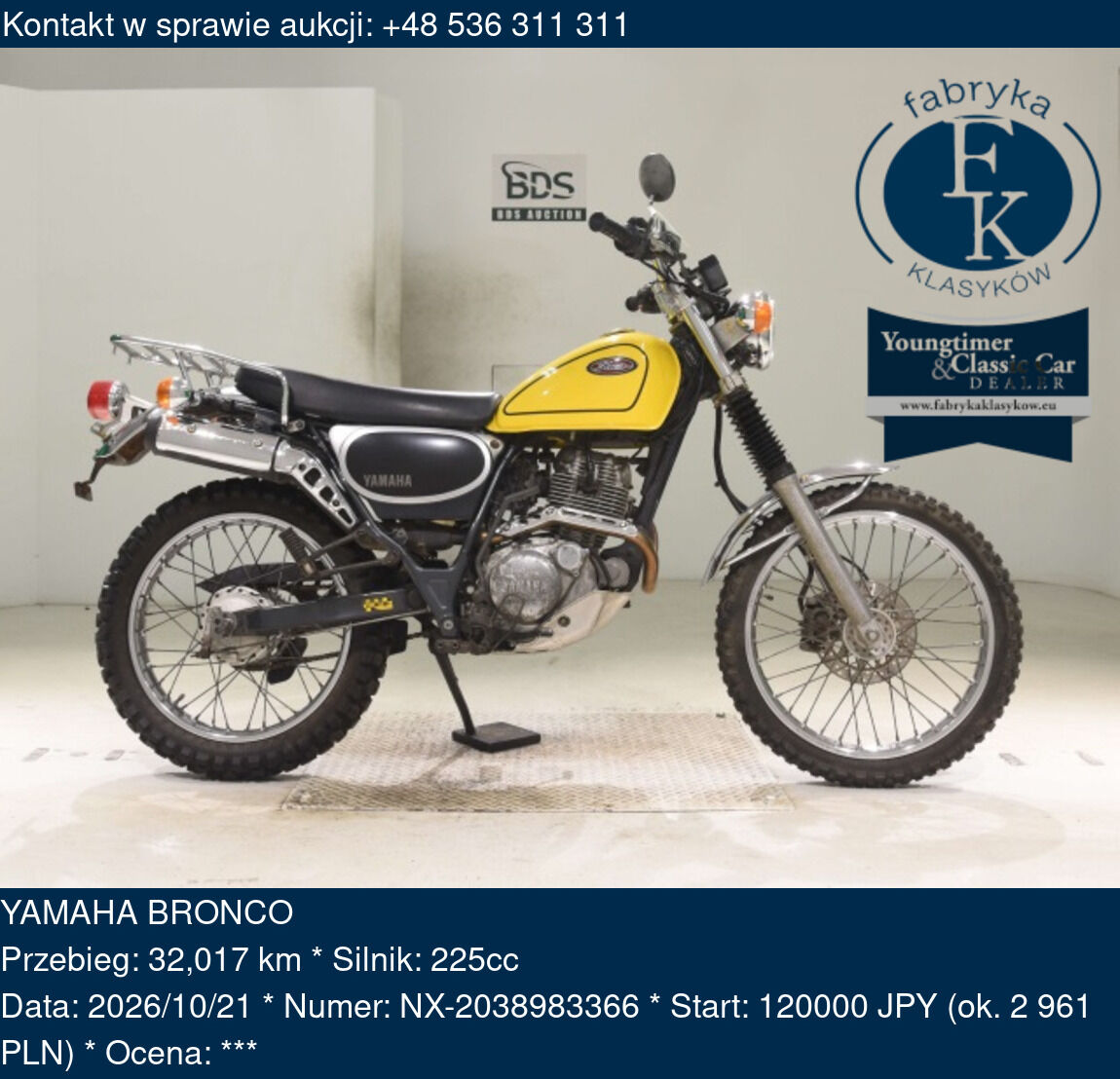 YAMAHA BRONCO  - zdjęcie 2