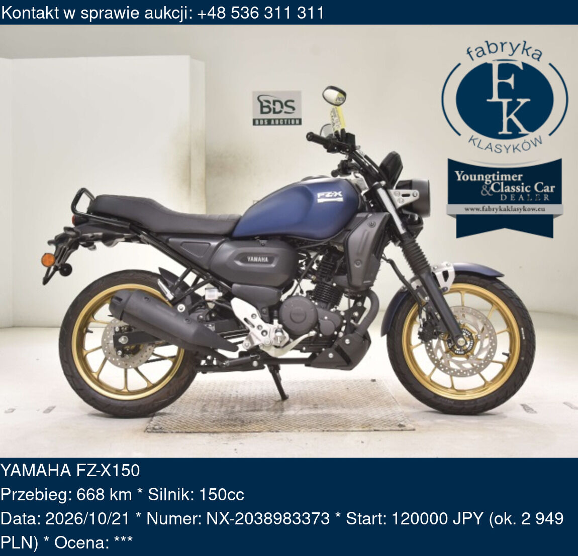YAMAHA FZ-X150  - zdjęcie 2