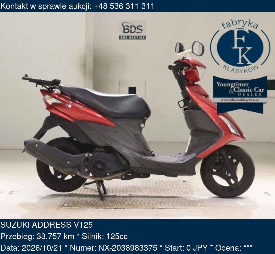 SUZUKI ADDRESS V125  - zdjęcie 2