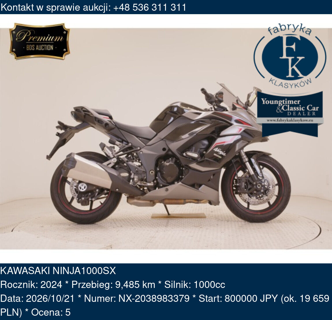 KAWASAKI NINJA1000SX 2024 - zdjęcie 2