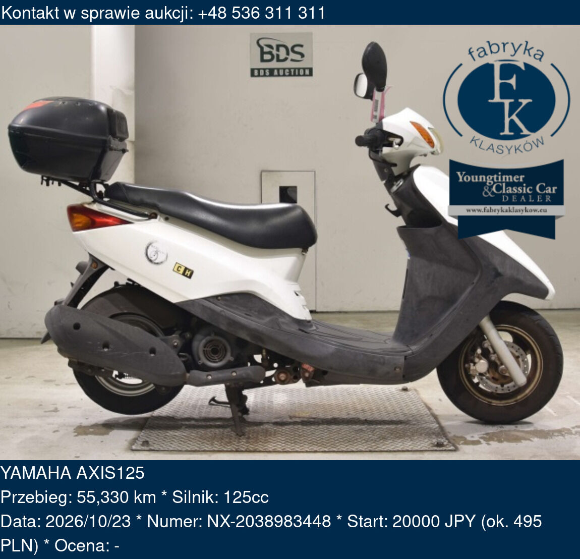 YAMAHA AXIS125  - zdjęcie 2