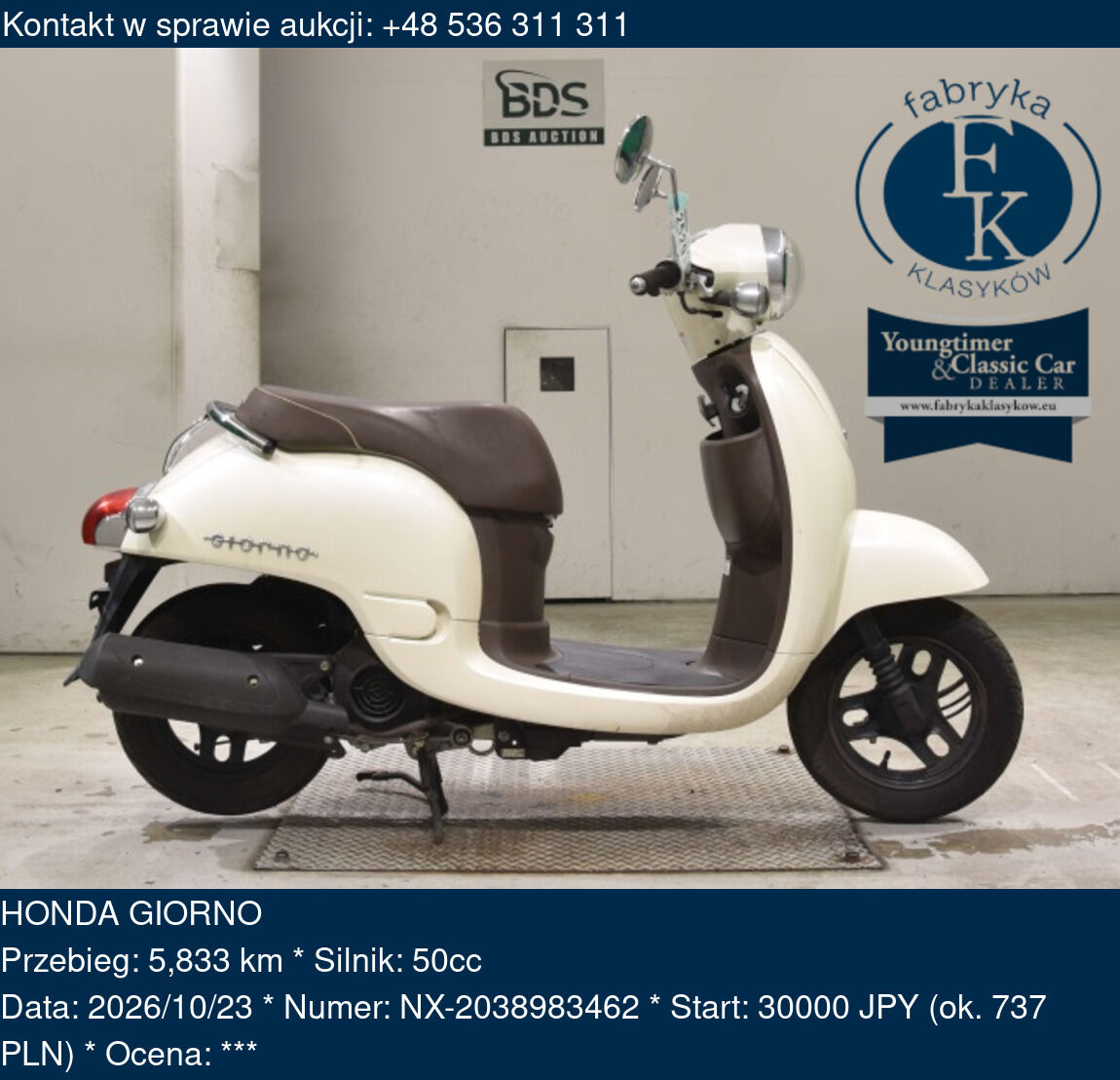 HONDA GIORNO - zdjęcie 2