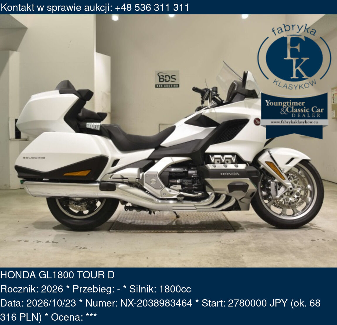 HONDA GL1800 TOUR D 2026 - zdjęcie 2