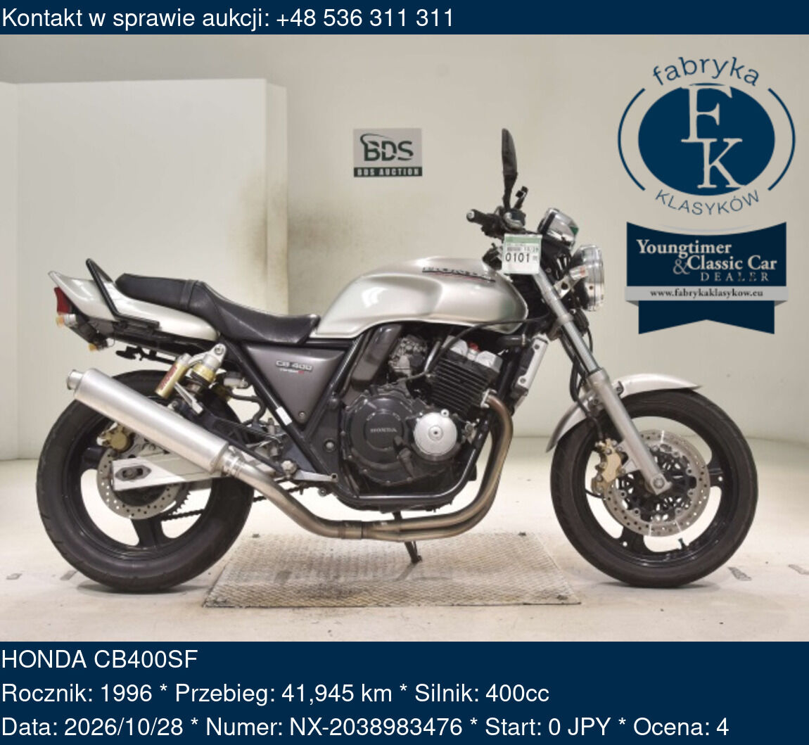 HONDA CB400SF 1996 - zdjęcie 2