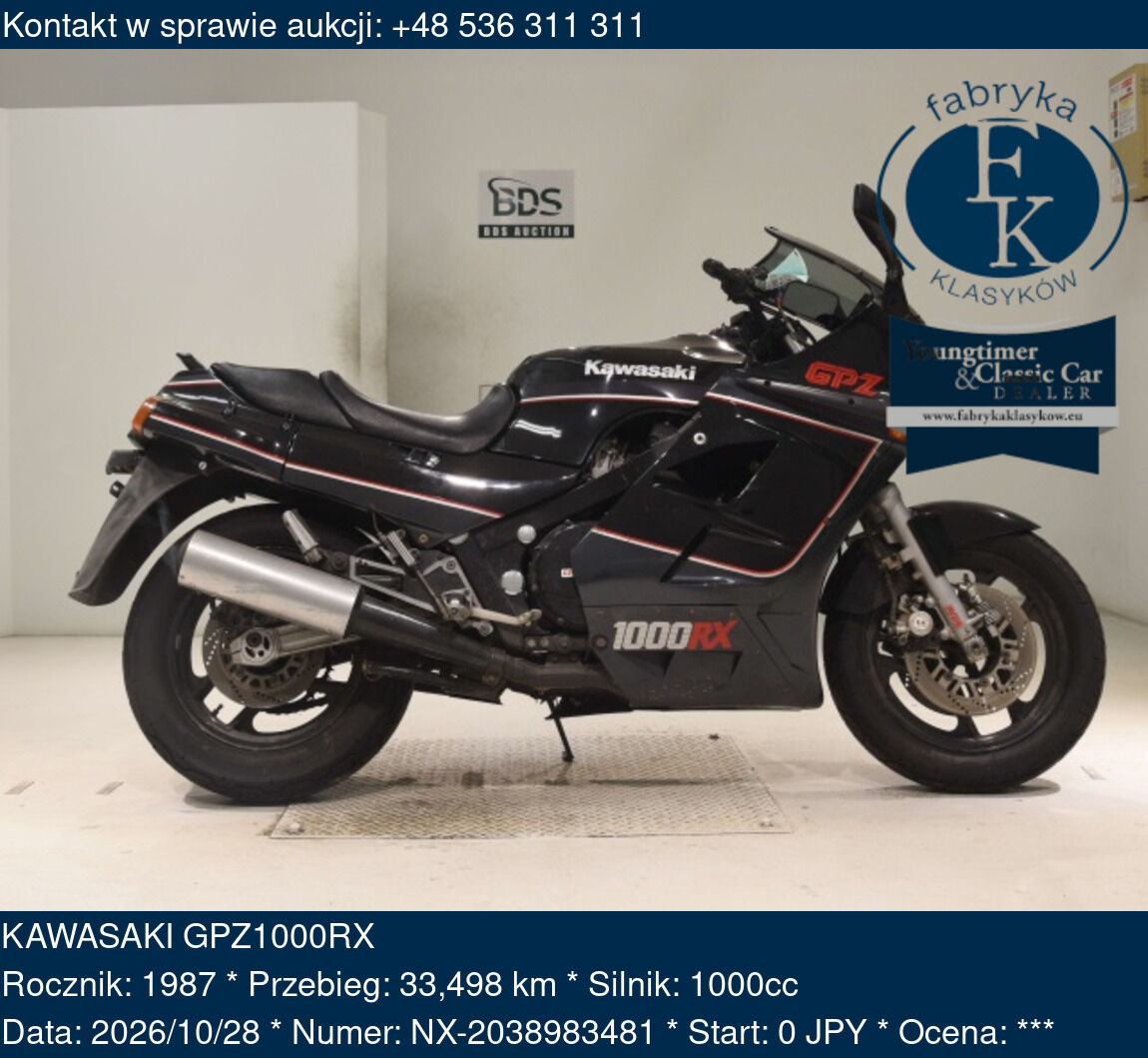 KAWASAKI GPZ1000RX 1987 - zdjęcie 2